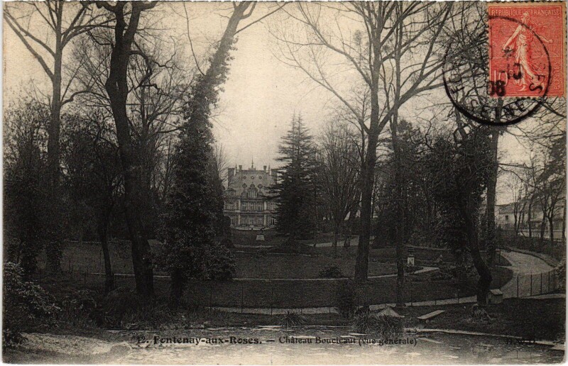 Carte postale ancienne Fontenay aux Roses Chateau Boucicaut à Fontenay-aux-Roses