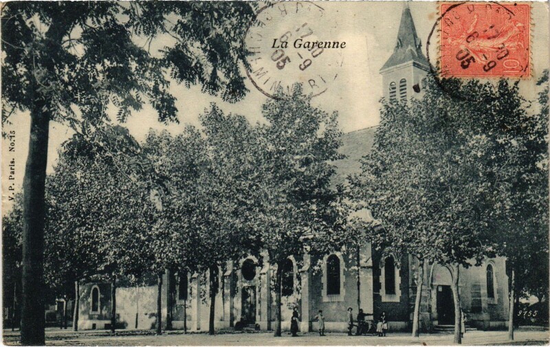 Carte postale ancienne La Garenne Colombes à Colombes