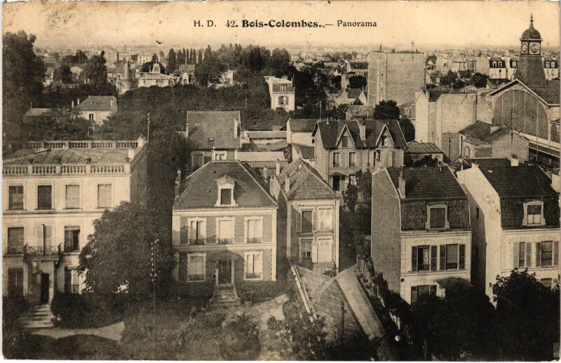 Carte postale ancienne Colombes panorama à Colombes