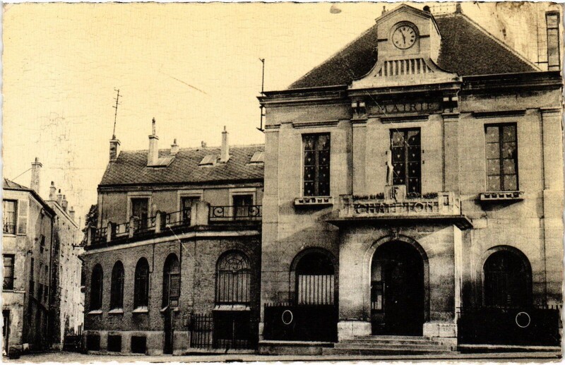 Carte postale ancienne Chatillon La Mairie