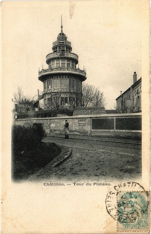 Carte postale ancienne Chatillon Tour du Plateau