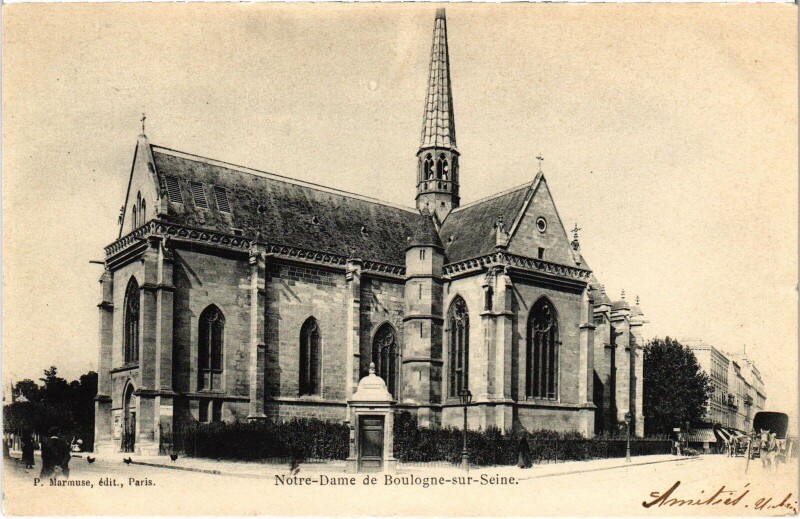 Carte postale ancienne Boulogne Notre Dame