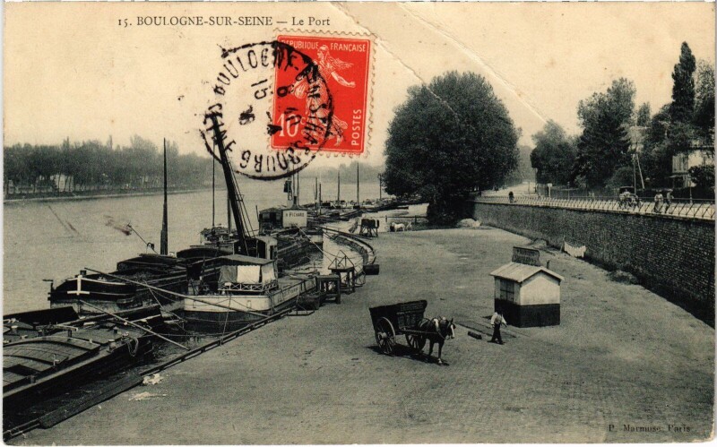 Carte postale ancienne Boulogne Le Port
