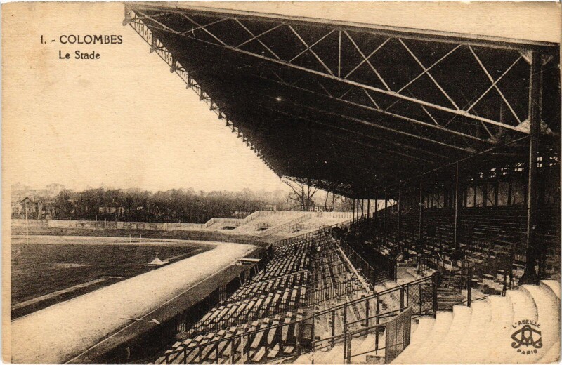 Carte postale ancienne Colombes Le Stade à Colombes