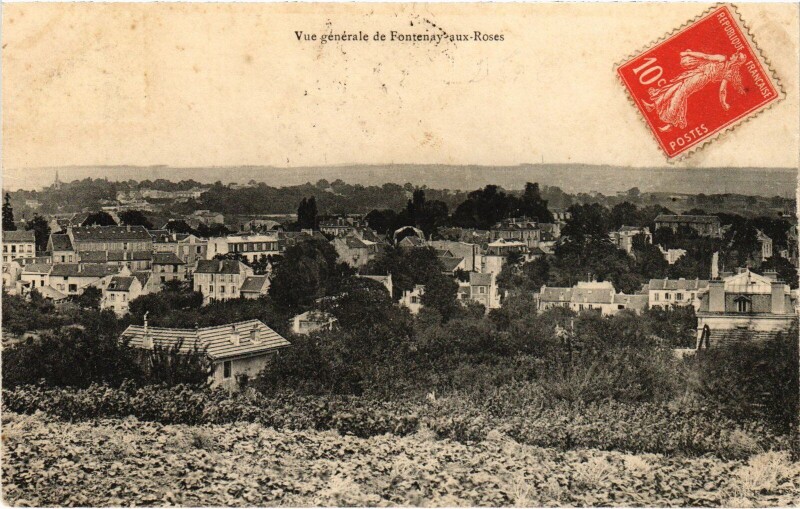 Carte postale ancienne Fontenay aux Roses vue generale à Fontenay-aux-Roses