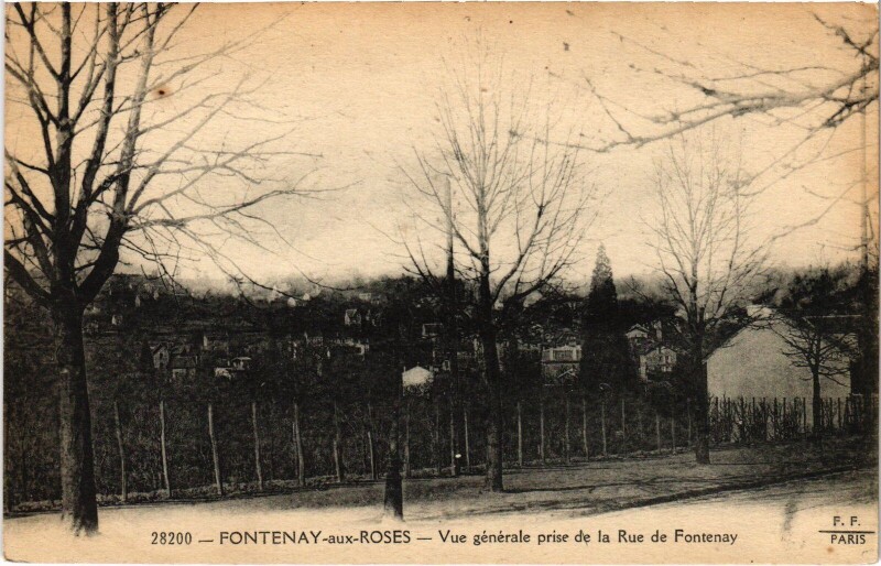 Carte postale ancienne Fontenay aux Roses vue generale à Fontenay-aux-Roses