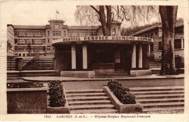 Carte postale ancienne Garches Hopital Raymond Poincare à Garches