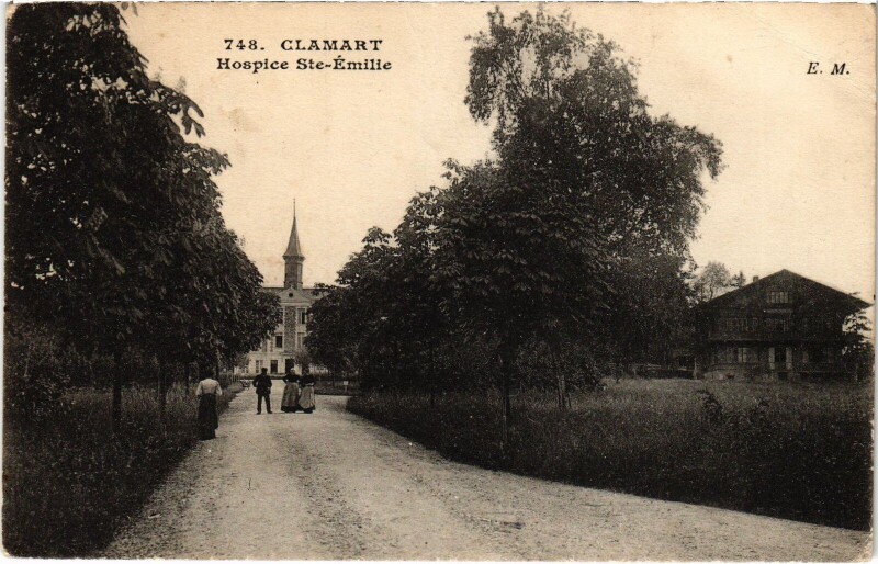 Carte postale ancienne Clamart Hospice Sainte-Emilie à Clamart
