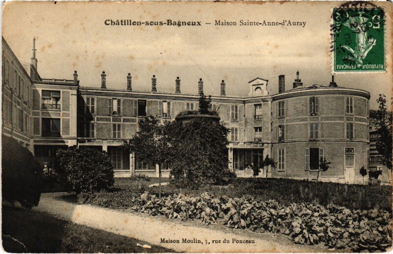 Carte postale ancienne Chatillon Maison Sainte-Anne d'Auray