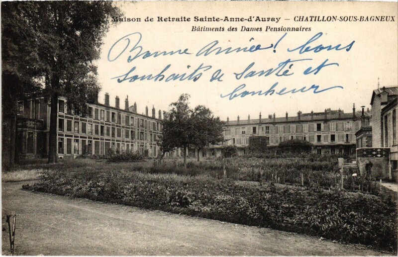 Carte postale ancienne Chatillon Maison de Retraite Sainte-Anne