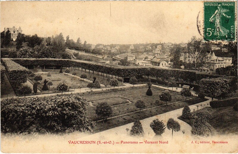 Carte postale ancienne Vaucresson panorama à Vaucresson