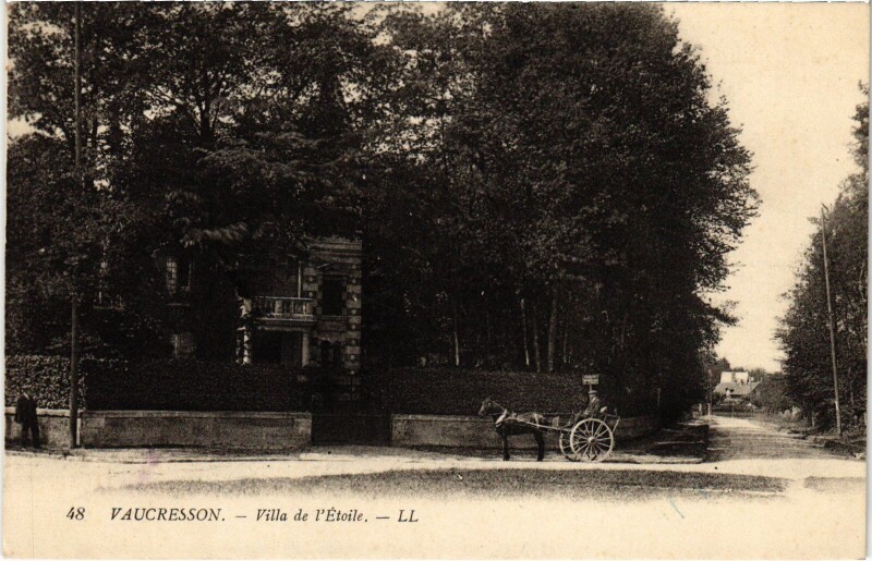 Carte postale ancienne Vaucresson Villa de l'Etoile à Vaucresson