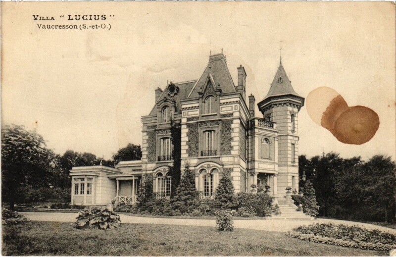 Carte postale ancienne Vaucresson Villa Lucius à Vaucresson