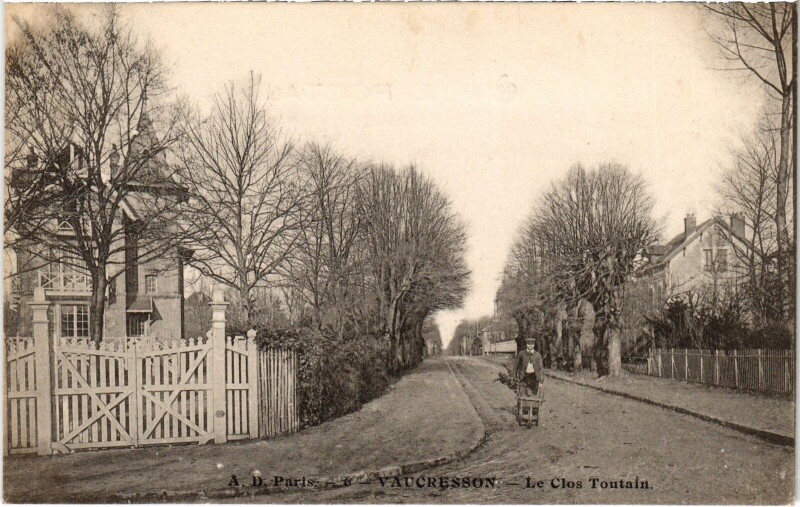 Carte postale ancienne Vaucresson Le Clos Toutain à Vaucresson