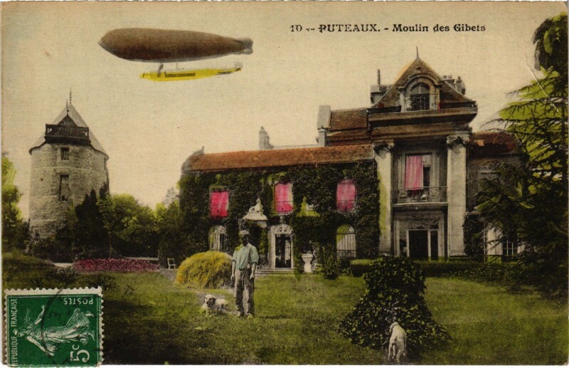 Carte postale ancienne Puteaux Moulin des Gibets à Puteaux