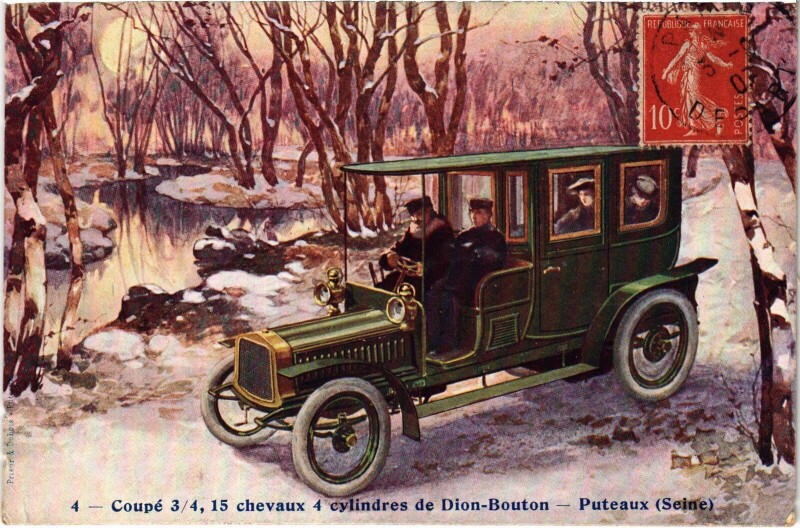 Carte postale ancienne Puteaux Coupe 3/4 à Puteaux