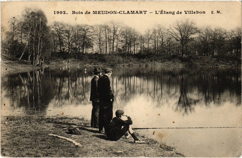 Carte postale ancienne Meudon Etang de Villebon à Meudon