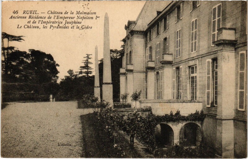 Carte postale ancienne Rueil Chateau de la Malmaison