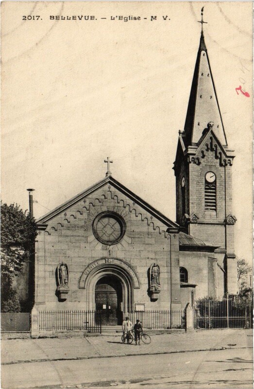 Carte postale ancienne Rueil Eglise