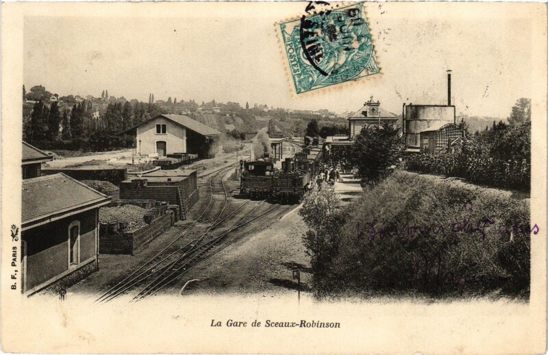 Carte postale ancienne Robinson La Gare
