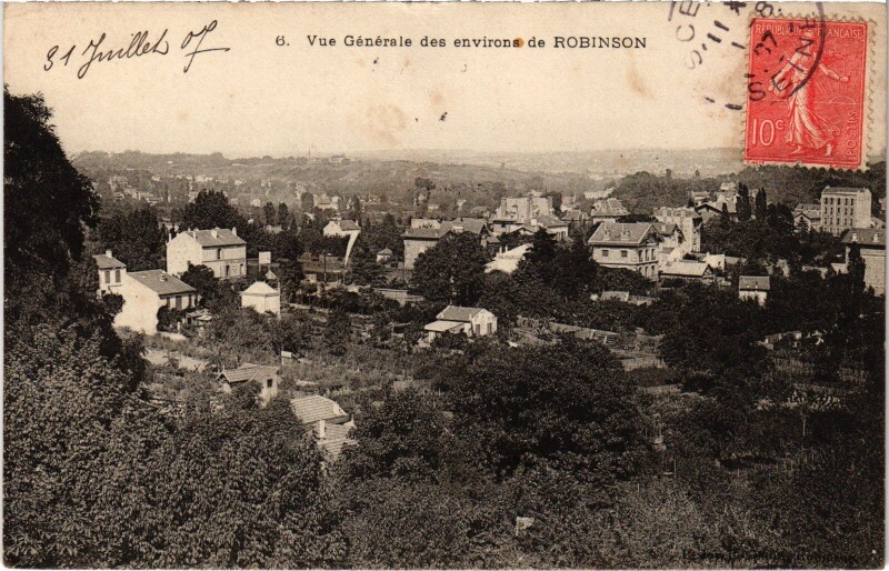 Carte postale ancienne Robinson vue generale