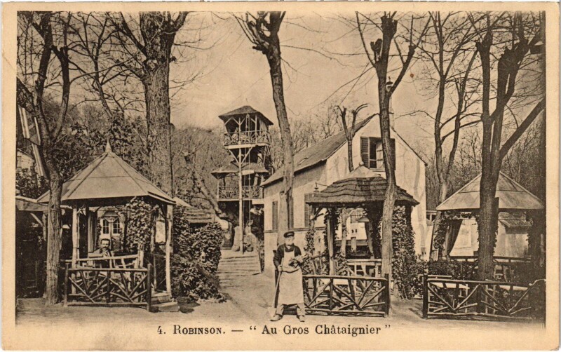 Carte postale ancienne Robinson Au Gros Chataignier
