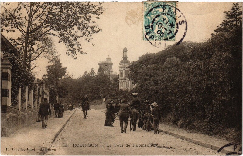 Carte postale ancienne Robinson Tour de Robinson