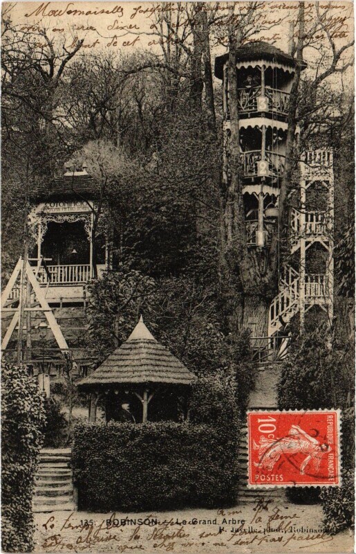 Carte postale ancienne Robinson Le Grand Arbre