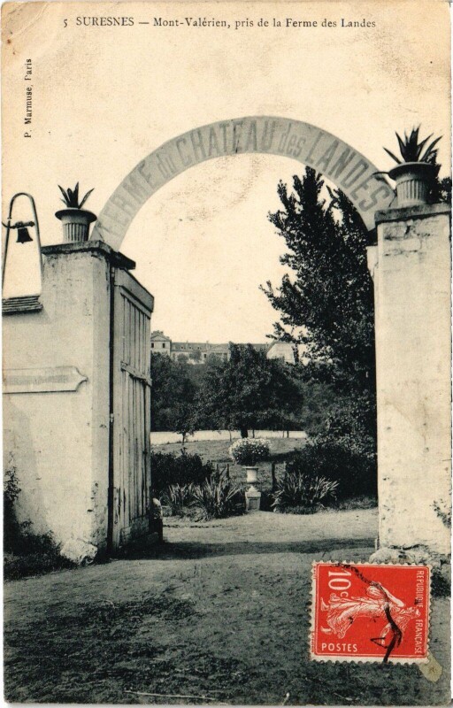 Carte postale ancienne Suresnes Mont Valerien à Suresnes
