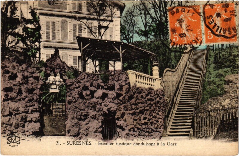 Carte postale ancienne Suresnes Quai de Suresnes à Suresnes