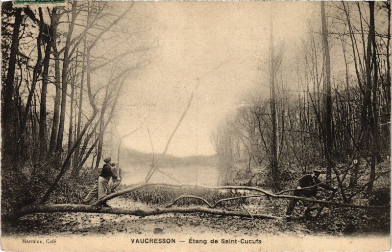 Carte postale ancienne Vaucresson Etang de Cucufa à Vaucresson