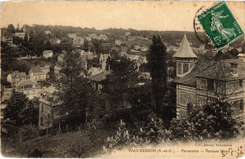Carte postale ancienne Vaucresson panorama à Vaucresson