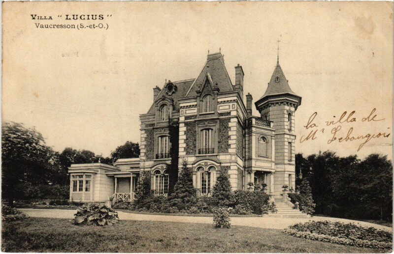 Carte postale ancienne Vaucresson Villa Lucius à Vaucresson