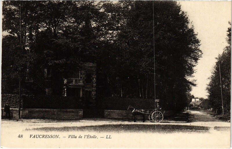 Carte postale ancienne Vaucresson Villa de l'Etoile à Vaucresson