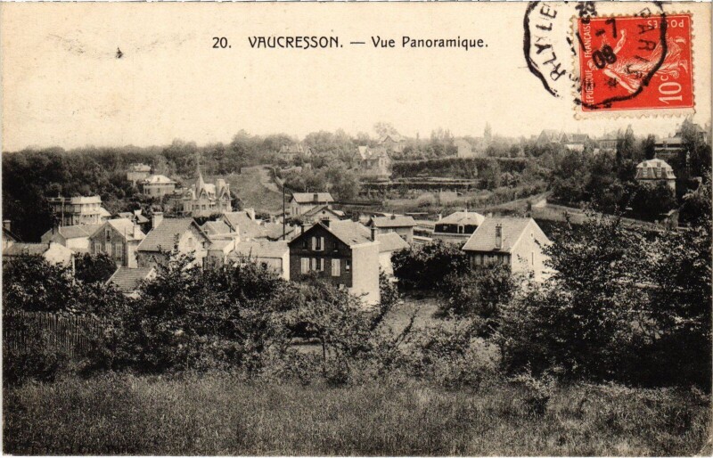 Carte postale ancienne Vaucresson vue panoramique à Vaucresson