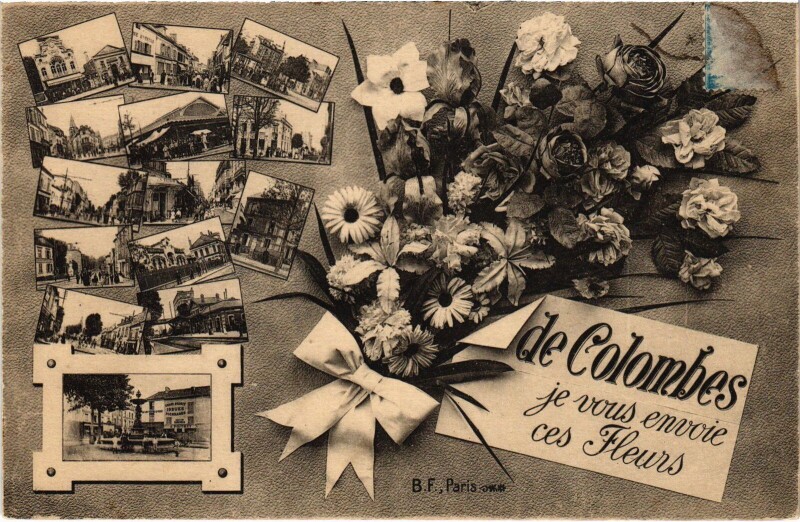 Carte postale ancienne Colombes souvenir à Colombes