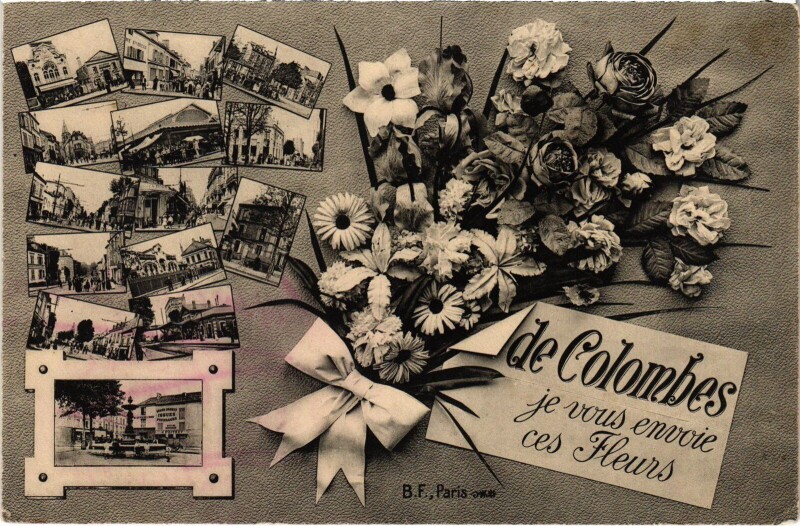 Carte postale ancienne Colombes souvenir à Colombes