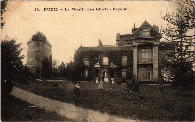 Carte postale ancienne Rueil Moulin des Gibets