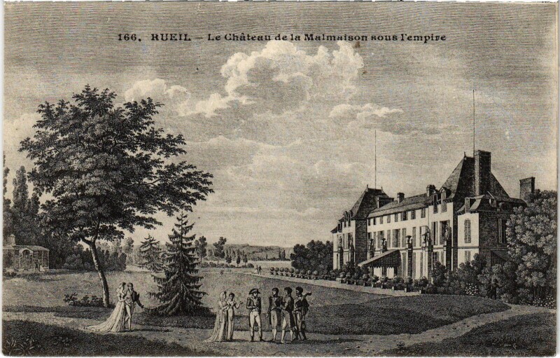 Carte postale ancienne Rueil Chateau de la Malmaison