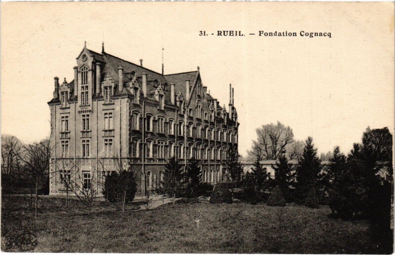 Carte postale ancienne Rueil Fondation Cognacq