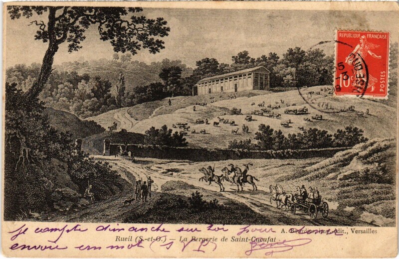 Carte postale ancienne Rueil La Bergerie de Saint-Cucufa