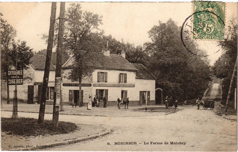 Carte postale ancienne Robinson La Ferme de Malabry