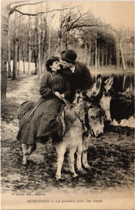Carte postale ancienne Robinson Le paradis sous les cieux