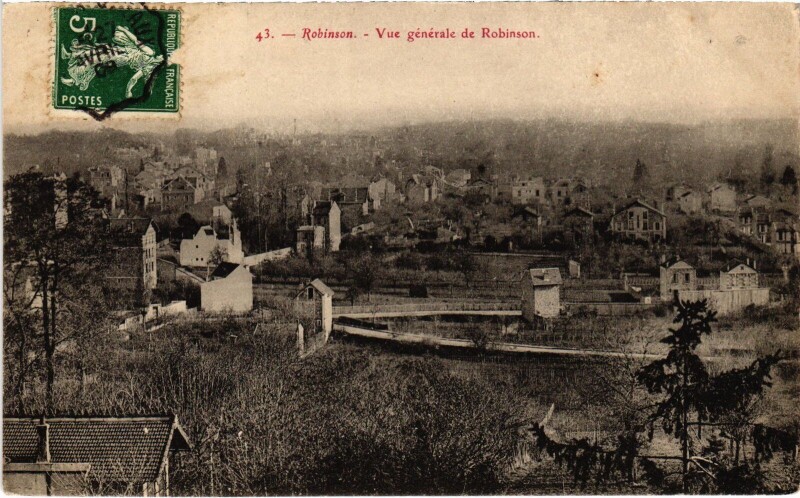 Carte postale ancienne Robinson vue generale