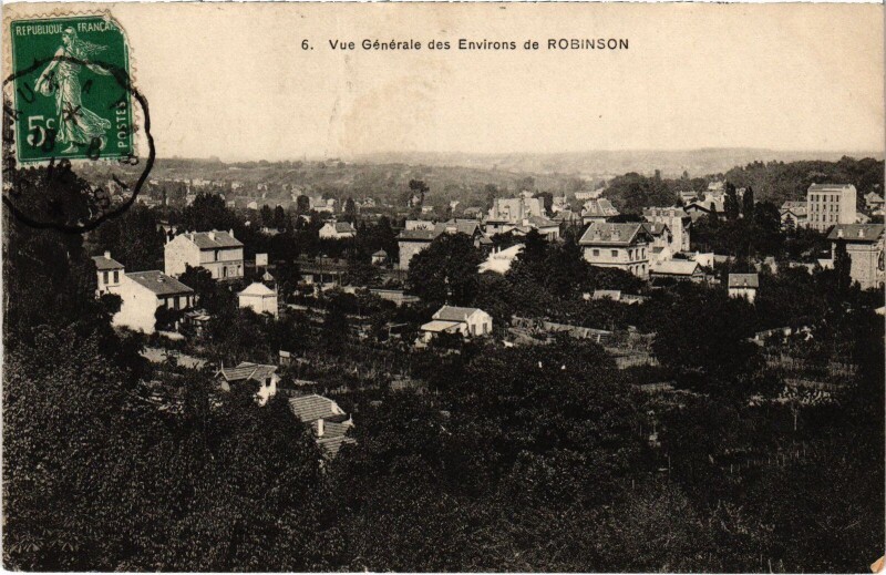 Carte postale ancienne Robinson vue generale
