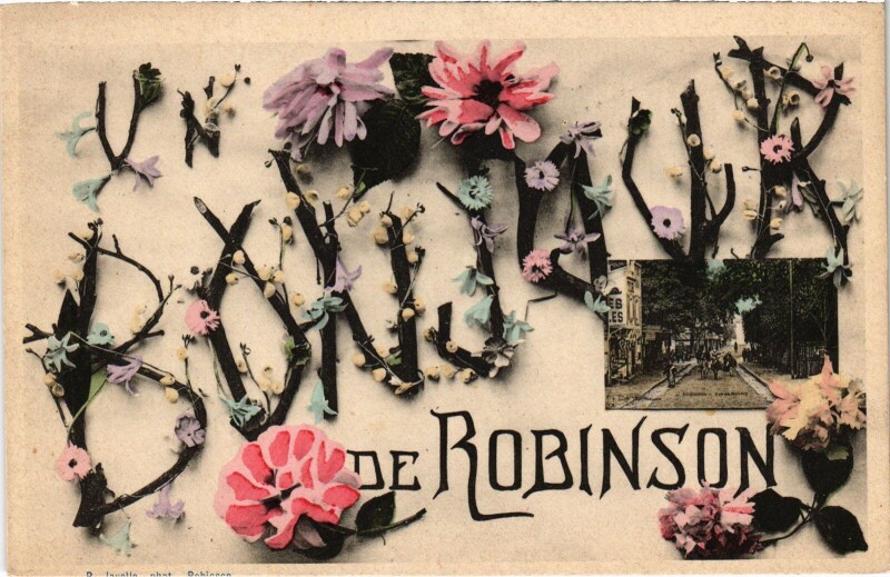 Carte postale ancienne Robinson souvenir