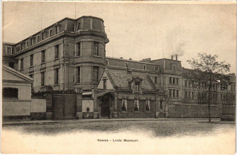 Carte postale ancienne Vanves Lycee Michelet à Vanves