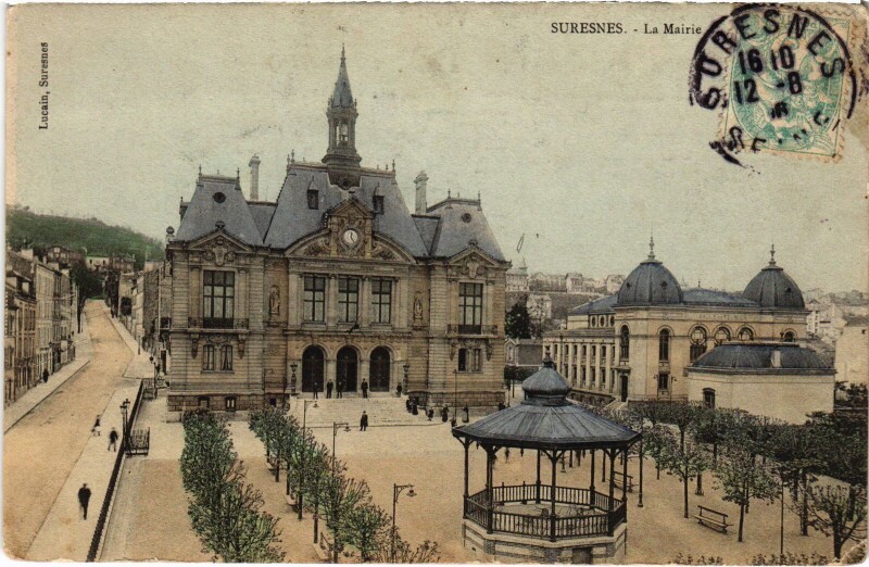 Carte postale ancienne Suresnes La Mairie à Suresnes