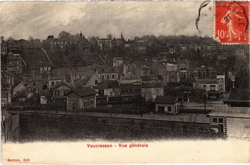 Carte postale ancienne Vaucresson vue generale à Vaucresson