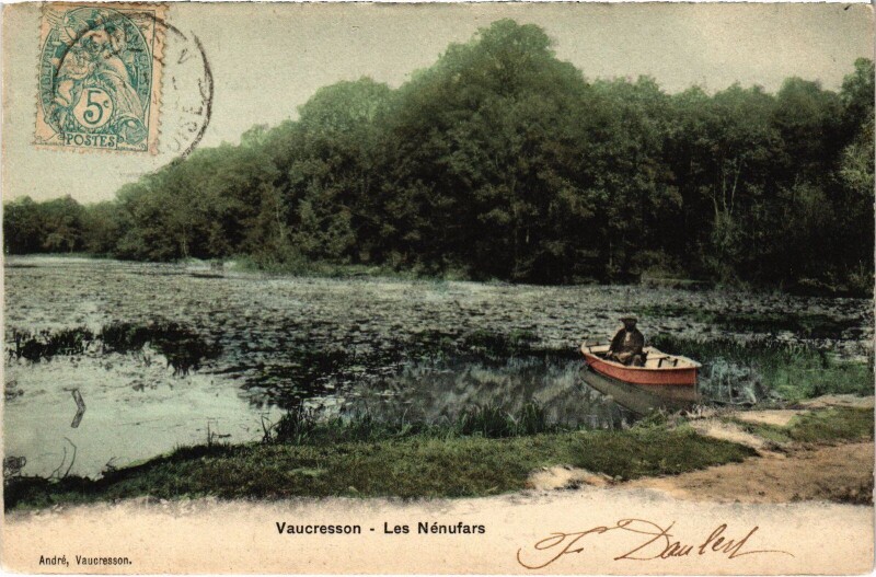 Carte postale ancienne Vaucresson Les Nenufars à Vaucresson